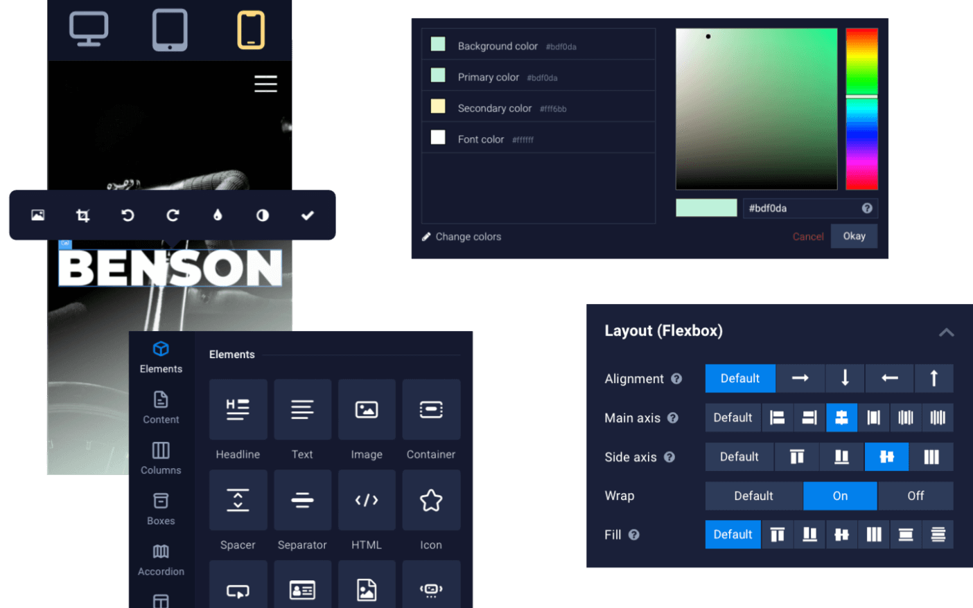 Website Builder Interface