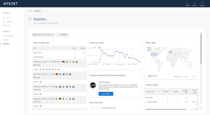 Website Builder Interface